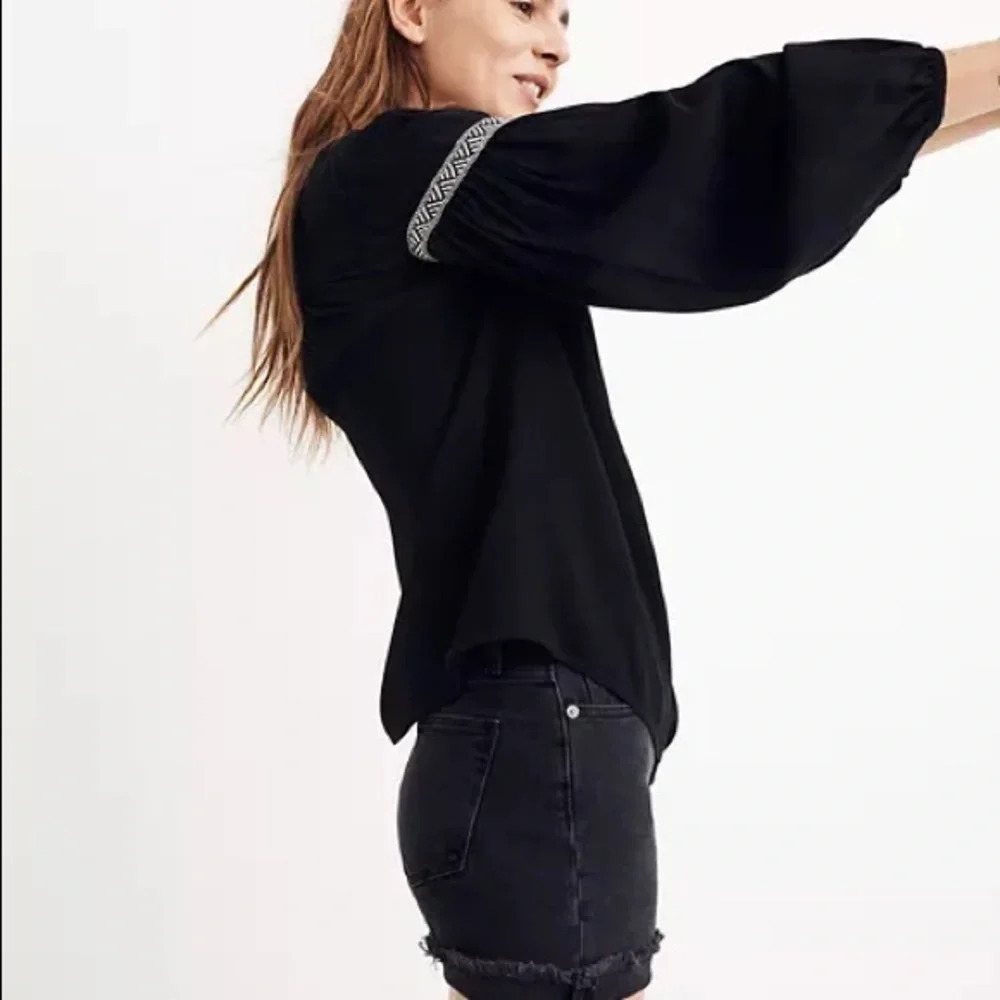 Madewell Blouson Sleeve Blouse - Picture 2 of 7